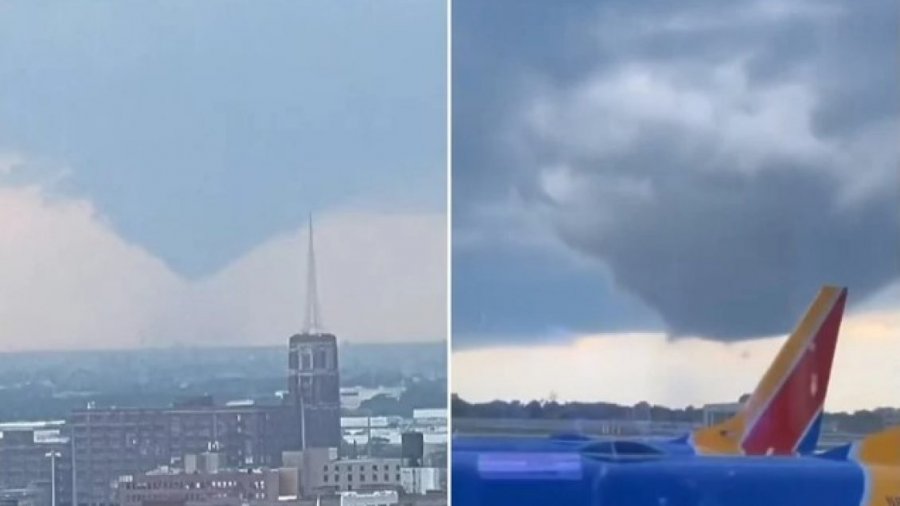 Skena të frikshme në Çikago, tornado godet qendrën e qytetit, aeroportet nuk funksionojnë