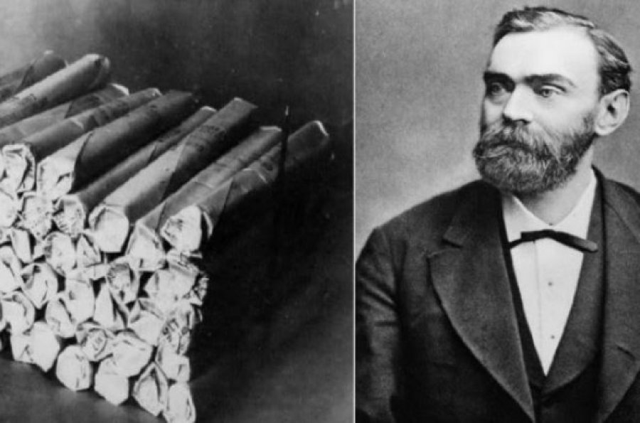 Dinamiti u shpik për herë të parë para 156 viteve nga Alfred Nobel