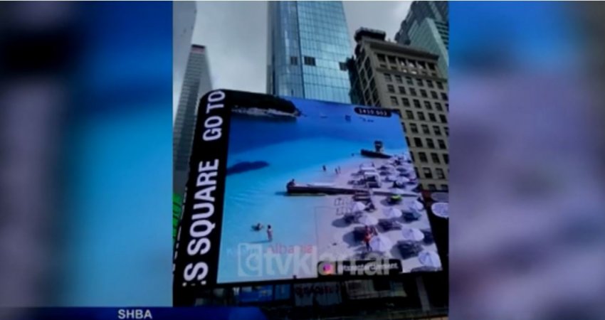 Ksamili promovohet në Times Square