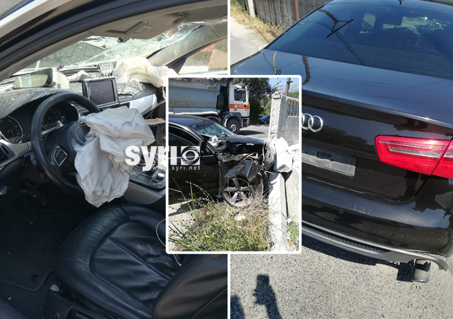Aksident në Fushë-Krujë, Audi me shpejtësi sketerr del nga rruga, plagosen dy të rinj