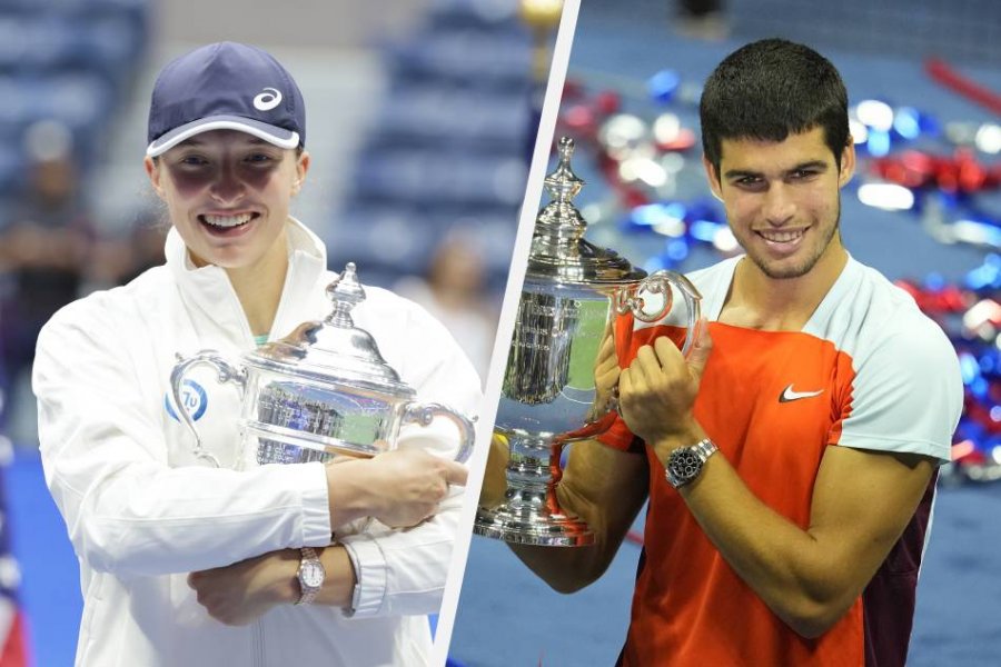 Tenis/ Alcaraz dhe Swiatek kryesojnë renditjen botërore