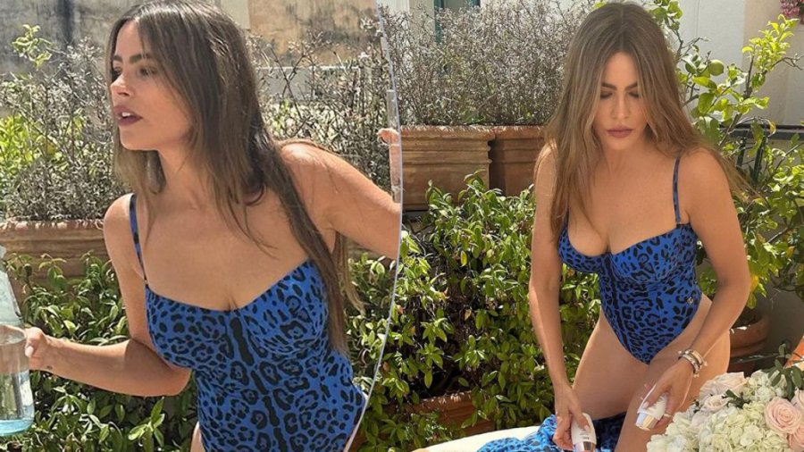 Me bikini njëpjesëshe, Sofia Vergara rikthehet në qendër të vëmendjes pas lajmit për ndarjen