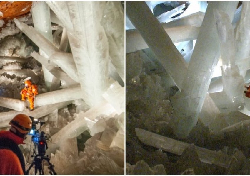 ‘Thellësitë e ferrit’/ Brenda shpellës vdekjeprurëse me kristale në Meksikë, ku nuk mund të rrini më shumë se 15 minuta