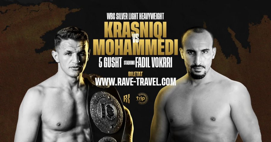Më 5 gusht, mbrëmja e madhe e boksit në ‘Fadil Vokrri’, Robin Krasniqi sfidon Nadjib Mohammed për titullin kampion