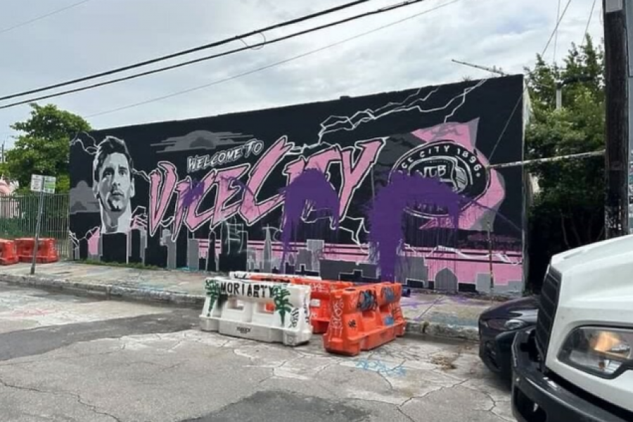 Rivalët e Inter Miamit shkatërrojnë muralen dedikuar Lionel Messit