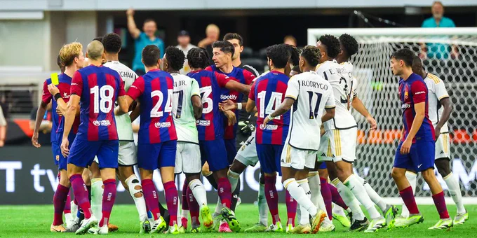 Barcelona shkatërron Realin në miqësoren e 'luksit' në Dallas