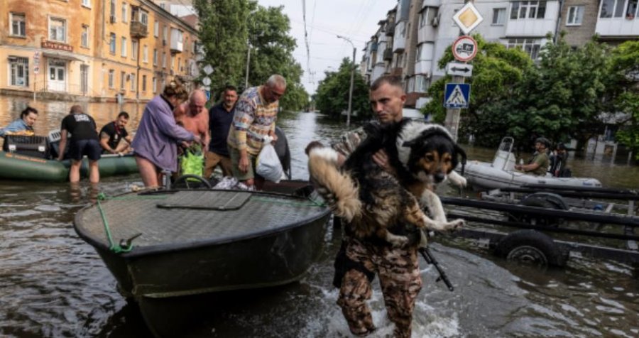 Shpërthimi i digës, Mbretëria e Bashkuar miraton 16 milionë paund ndihmë humanitare për Ukrainën