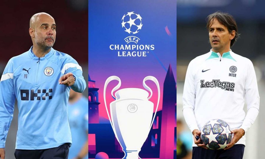Guardiola dhe Inzagi zgjedhin titullarët, shihni si rreshtohen City dhe Interi në finalen e Championsit