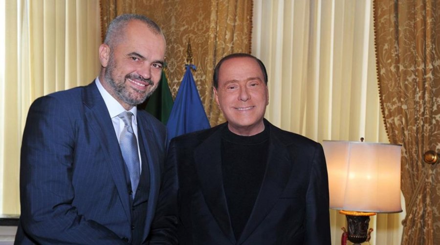 Shuhet Berlusconi/ Rama: Lamtumirë mik i mirë i Shqipërisë