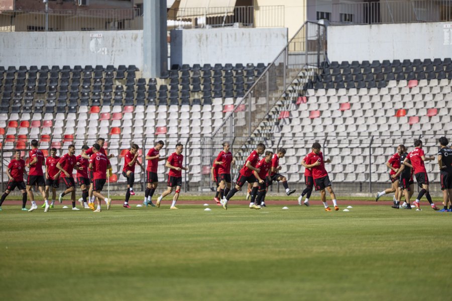 Kombëtarja zhvillon një tjetër ndeshje kontrolli në 'Elbasan Arena', ja si paraqitet gjendja e kuqezinjve