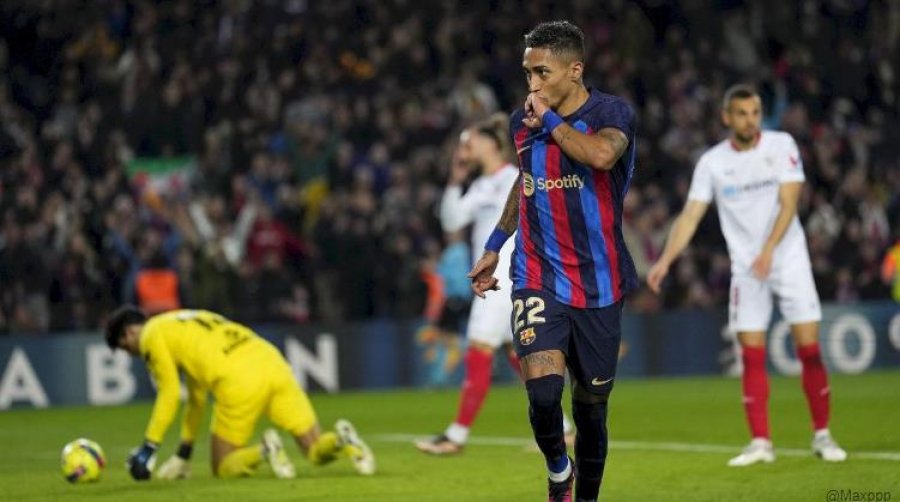 Do të qëndrojë apo do të largohet nga Barça? Raphinha 'vulos' të ardhmen e tij
