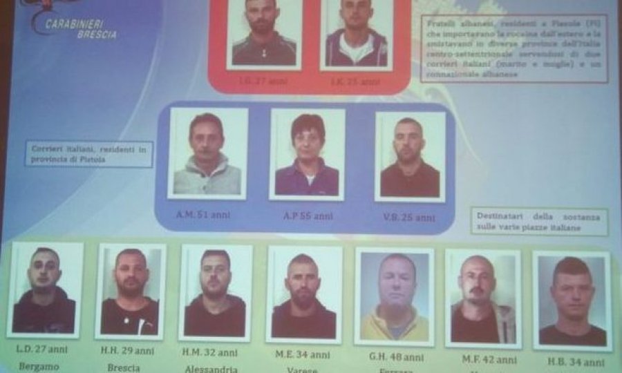 Në krye të saj 2 vëllezër shqiptarë/ Goditet banda e narko-trafikut në Itali, sekuestrohen 10 kg kokainë