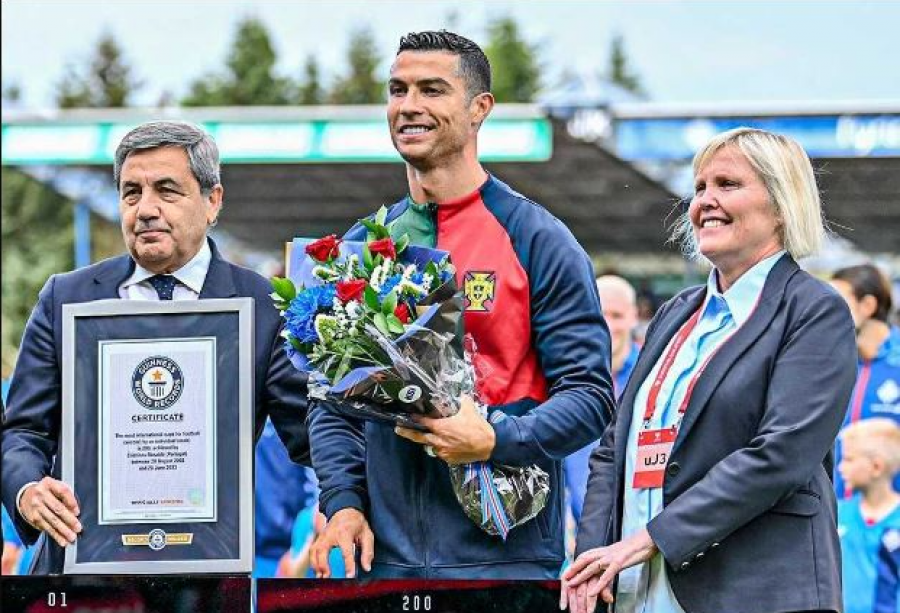 Askush si ai, Cristiano Ronaldo vendos rekord “Guinness” me kombëtaren