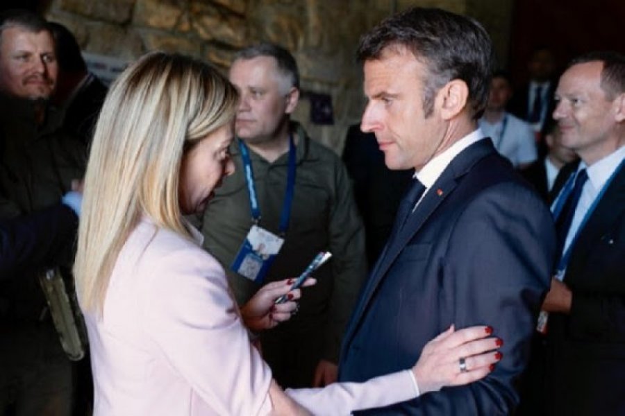 Macron-Meloni diskutojnë mbështetjen e përbashkët për Ukrainën
