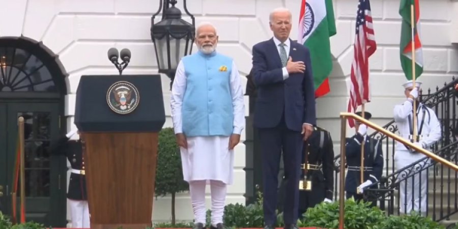 VIDEO/Biden bën gafën e rradhës! Presidenti ngatërron himnin kombëtar të SHBA-së me atë të Indisë