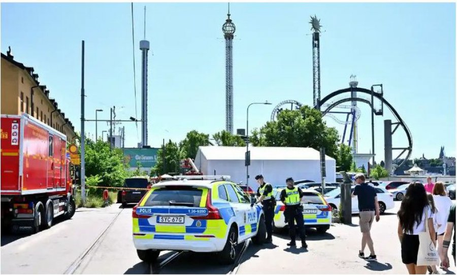 Një i vrarë dhe disa të tjerë të plagosur në Stokholm nga aksidenti në një rrollercoaster