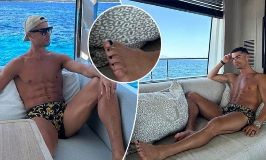 Ronaldo publikon fotografi nga pushimet, por vëmendjen e marrin thonjtë e tij të lyer