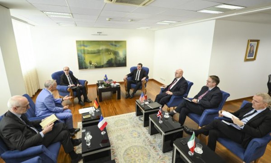 Kurti diskuton me QUINT-in për Planin e Zbatimit, u thotë të mos vonohet anëtarësimi i Kosovës në KE