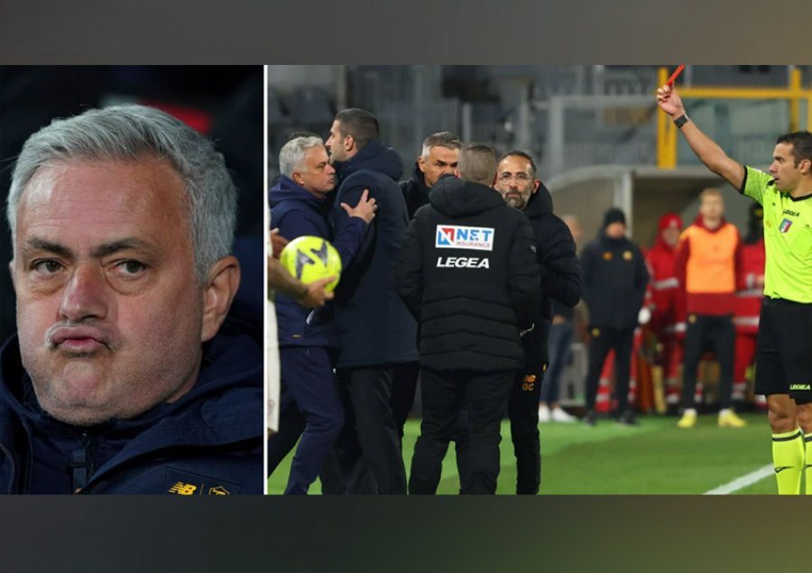 Mourinho i pezulluar për ndeshjen kundër Juves, Roma paraqet një ankesë