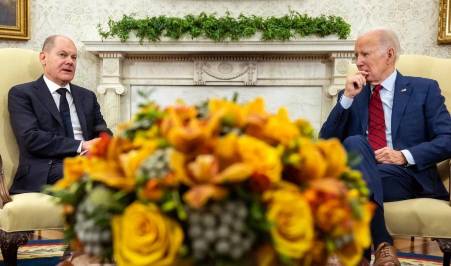 Presidenti Biden pret kancelarin gjerman Scholz në Shtëpinë e Bardhë