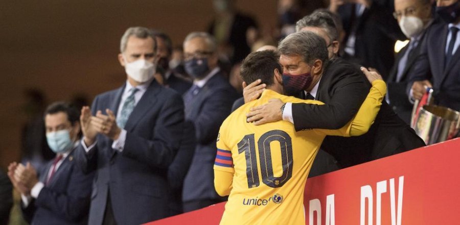 Presidenti i Barcelonës zbulon bisedën me babanë e Messit