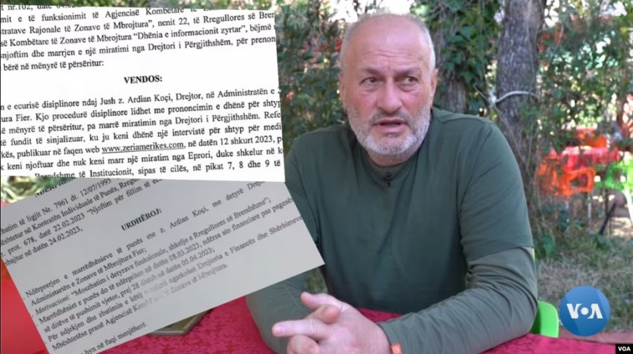 Dha intervistë te Zëri i Amerikës/ Pushohet nga puna drejtori i parkut kombëtar Divjakë-Karavasta