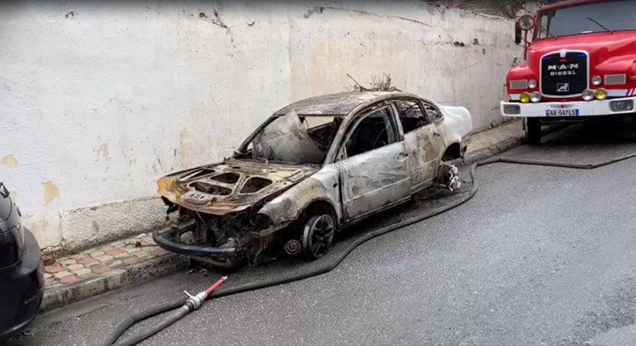 FOTO/ Gjendet në të njëjtin vend ku vrasësit djegin makinat, edhe ajo e tritolit në Kurbin