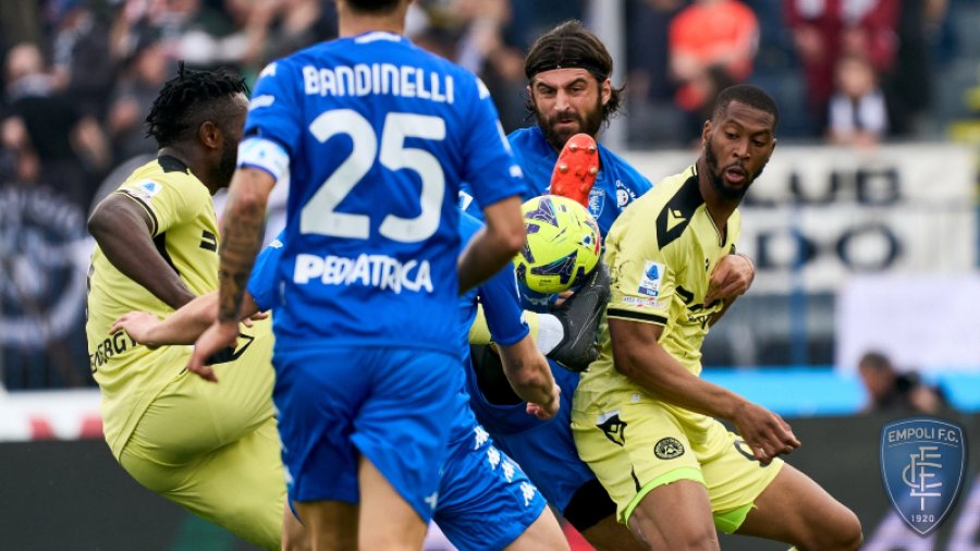 Becao rikthen Udinesen tek suksesi, Empoli pëson humbjen e tretë radhazi në Serie A