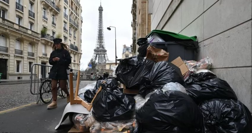 Edhe Parisi po “vlon” nga bërlloku si pasojë e grevës së grumbulluesve
