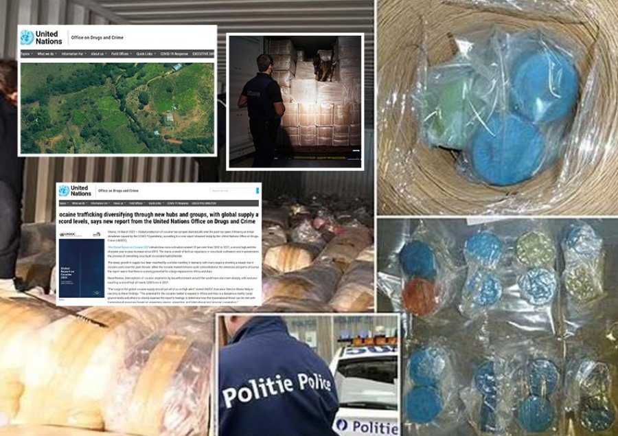 Raporti i OKB: Grupet kriminale shqiptare, lojtarë të rëndësishëm në tregun global të kokainës