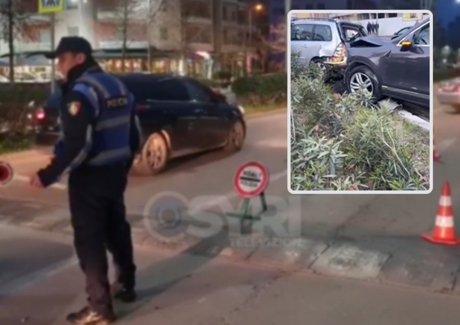 Vlorë/ Toureg-u aksidenton gruan, ikën me shpejtësi dhe përplaset me një makinë tjetër