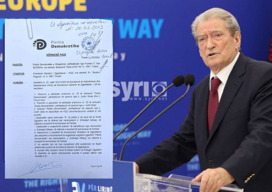 'Regjistrimi në zgjedhjet e 14 majit'/ PD dërgon në Kolegj Zgjedhor vendimin e KQZ-së dhe KAS 