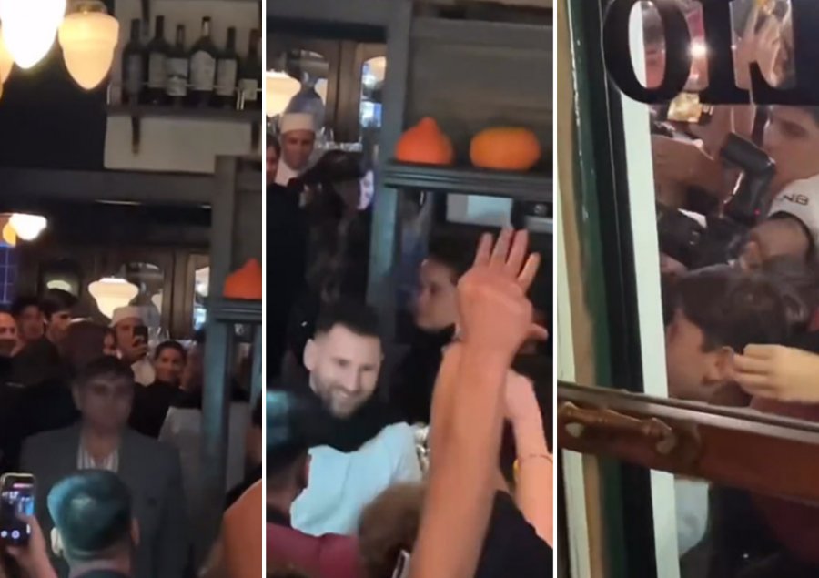 VIDEO/ Messi darkon në një restorant në Buenos Aires, nuk përmbahen tifozët