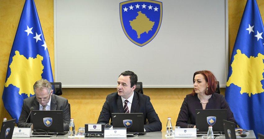 Krejt vendimet që u morën sot nga Qeveria e Kosovës