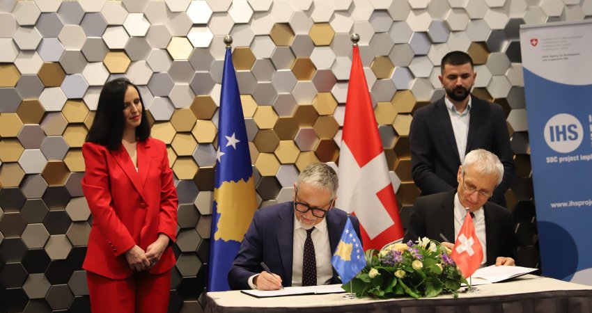 Ministri Vitia e ambasadori zviceran nënshkruajnë projektin 5.5 milionë euro