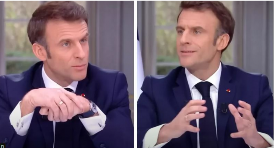 U shfaq në TV me një orë të shtrenjtë, Macron e 'zhduk' me lezet gjatë intervistës