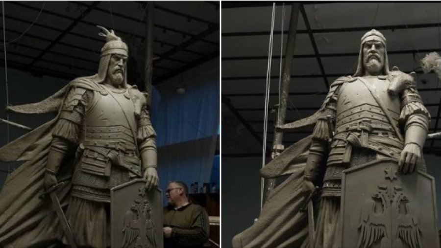 Skulptori Gëzim Muriqi: Kjo statujë e Skënderbeut do vendoset në Zvicër