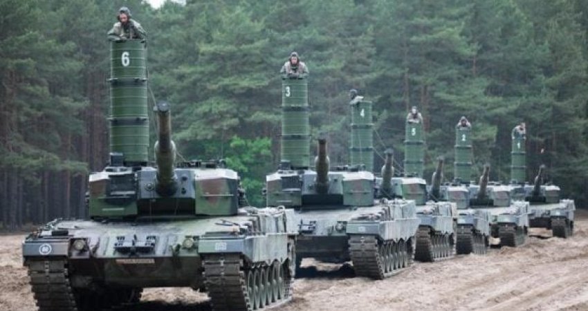 Gjermania përmbush premtimin, në Ukrainë zbarkojnë 18 tanket luftarake ‘Leopard’