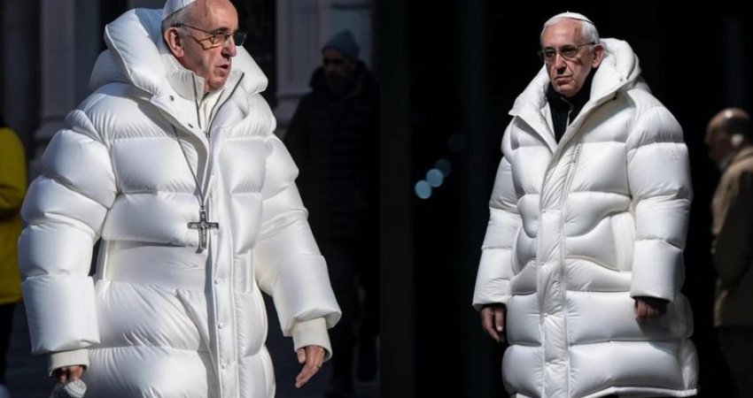 Fotot virale të Papa Françeskut mashtrojnë internetin