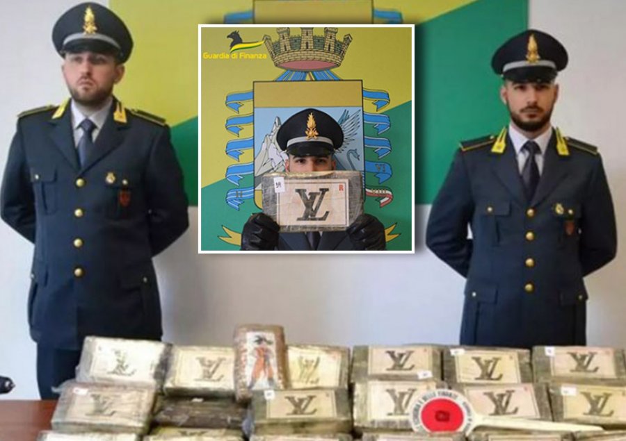Drogë ‘Louis Vuitton’ nga Ekuadori, arrestohen 3 shqiptarë në portin italian. Kapen 83 kg kokainë
