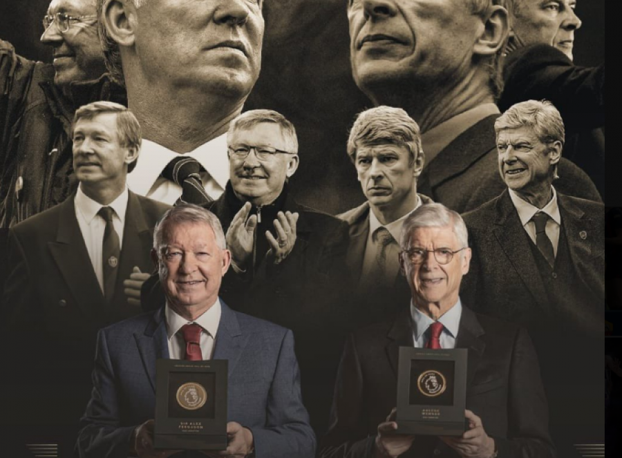 Sir Alex Ferguson dhe Wenger nderohen nga Premier Liga