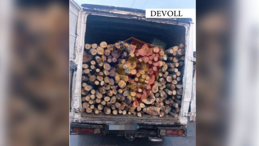 Kapet me 10 m³ dru në furgon, procedohet në gjendje të lirë 34-vjeçari