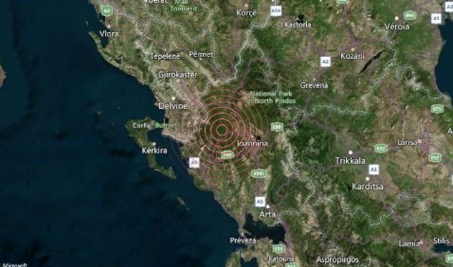 Tërmet i fortë në Janinë, lëkundjet ndihen edhe në Shqipëri   
