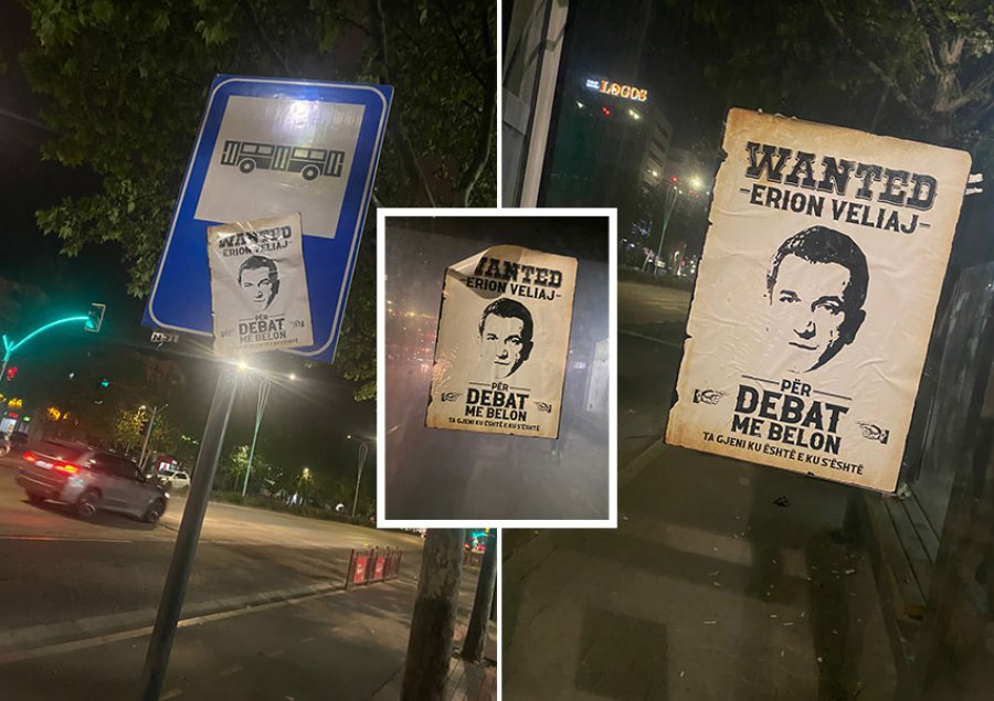 Tirana mbushet me postera: Erion Veliaj person në 'kërkim'!