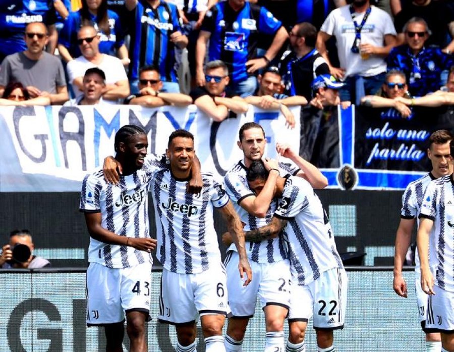 Juventus triumfoi në Bergamo dhe u ngjit në vendin e dytë në Serie A