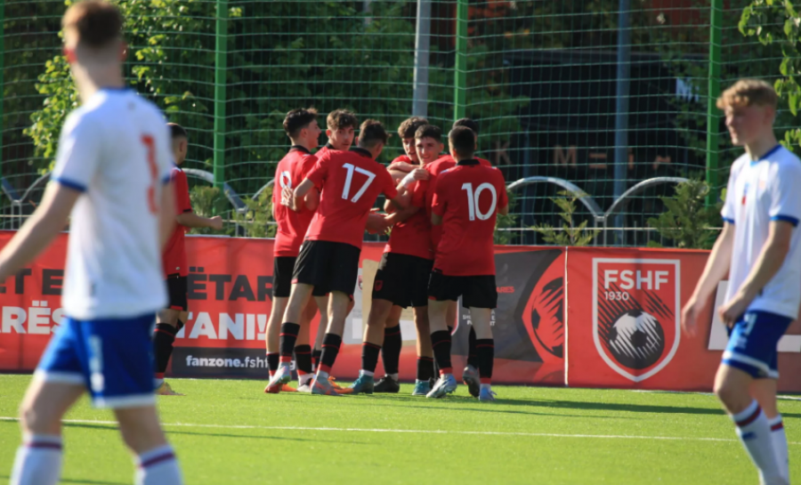 UEFA Development U-16 / Shqipëria shkëlqen ndaj Ishujve Faroe, 3 fitore e rendisin në krye të grupit