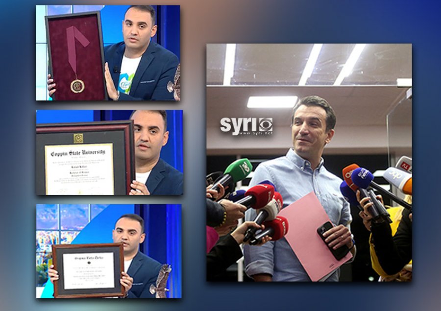 EKSKLUZIVE/ Këlliçi publikon diplomat, titujt dhe medaljen nga SHBA e sfidon Veliajn: Tregoji notat, diplomën nëse ke!