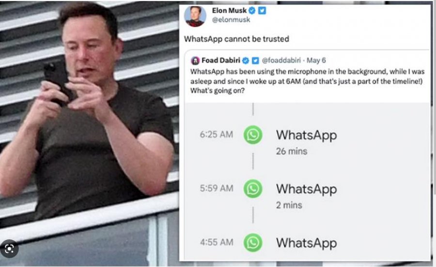 ‘WhatsApp nuk mund t’i besohet’ Musk kritikon aplikacionin në pronësi të Zuckerberg, ja çfarë zbuloi