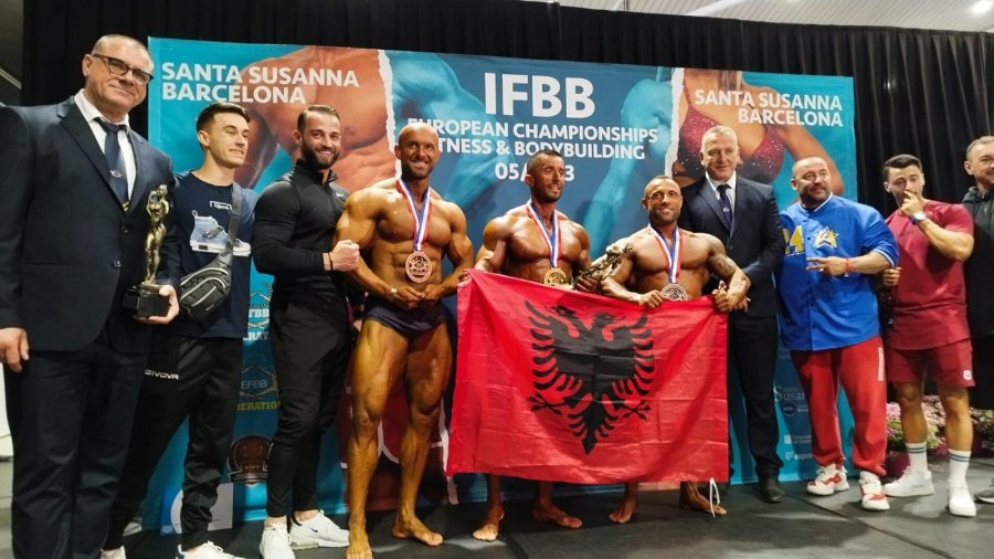 Fitness & Bodybuilding/ Rezultate fantastike në Europian, tre medalje të arta për Shqipërinë