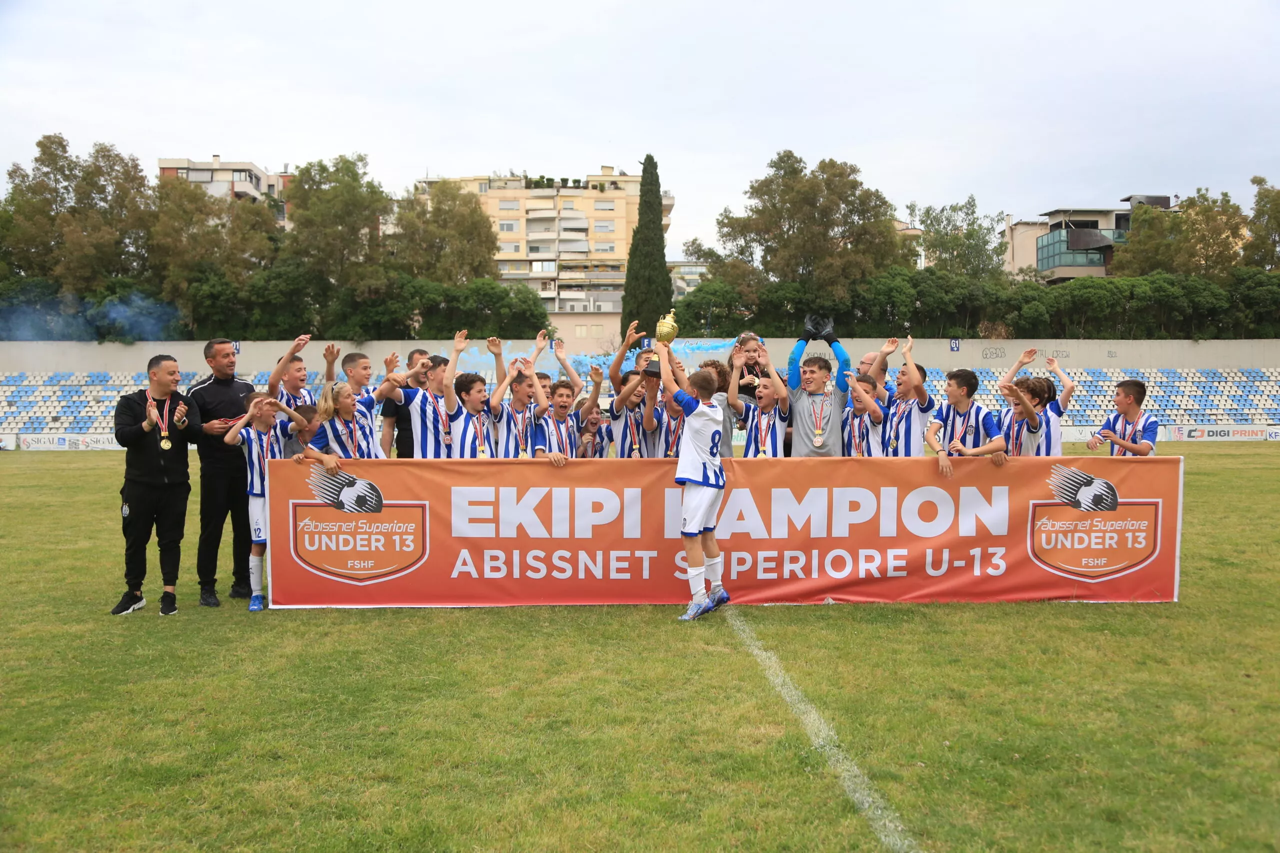 Kampionati i moshave/ Tirana U-13 shpallet kampion i ‘Abissnet Superiore’